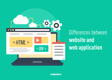 Differences between website and web application